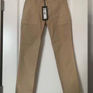 NWT Women’s Nili Lotan Jenna Pant. Desert Sand. Size 00. Made in USA.
